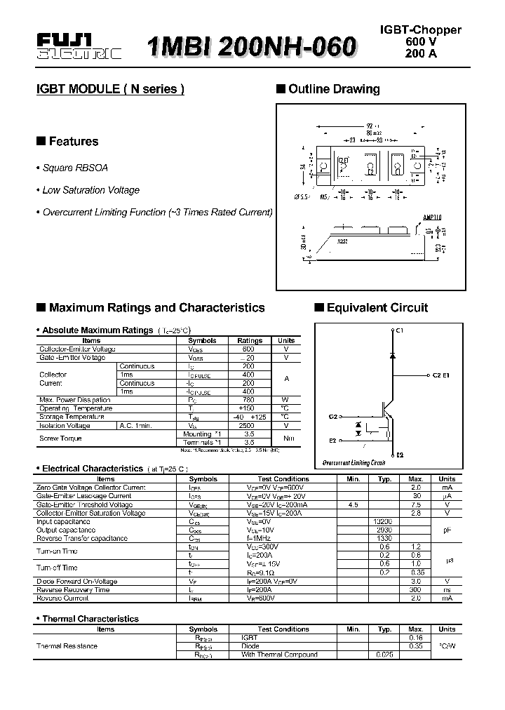 1MBI200NH-060_275665.PDF Datasheet
