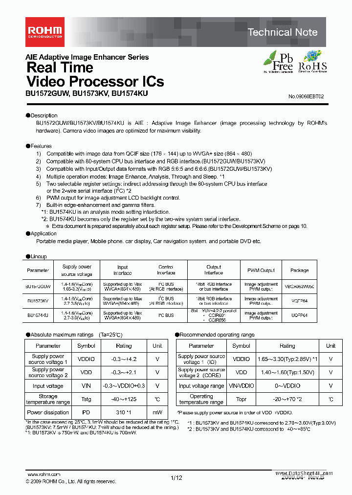 BU1573KV_246690.PDF Datasheet