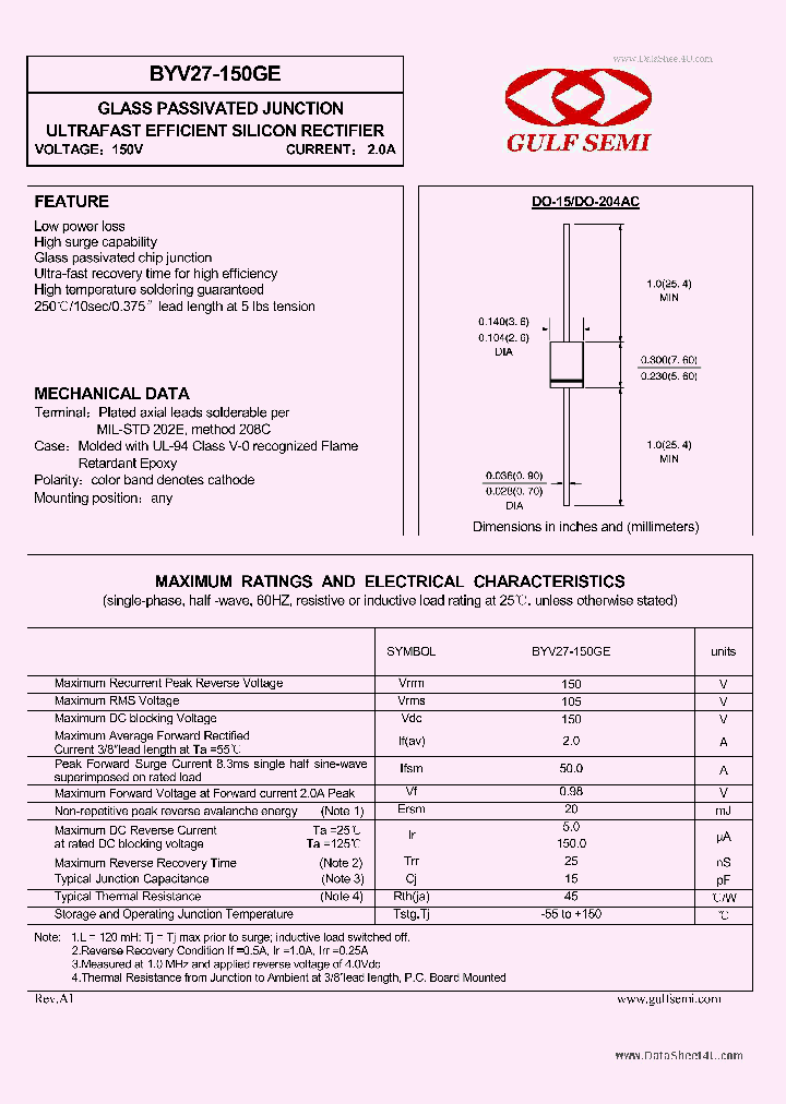 BYV27-150GE_247692.PDF Datasheet