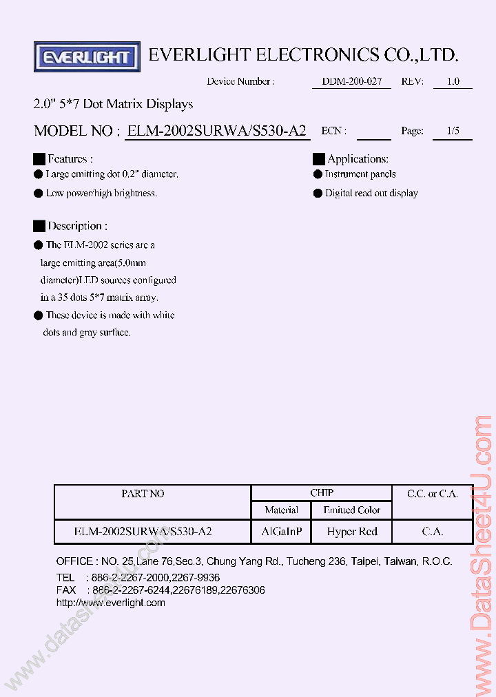 ELM-2002SURWAS530-A2_248098.PDF Datasheet