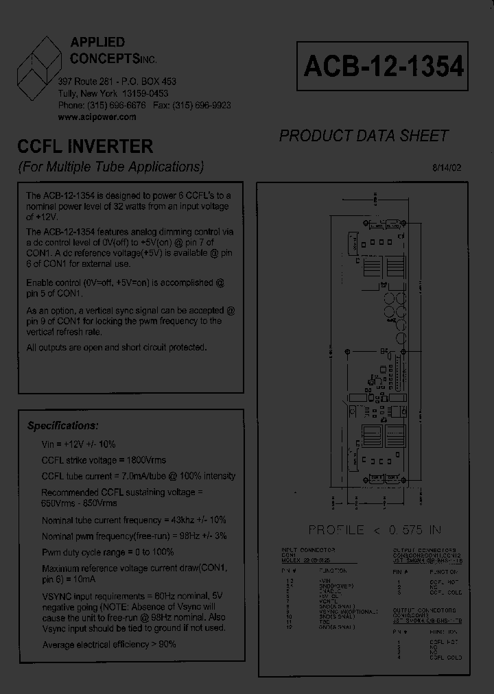 ACB-12-1354_597309.PDF Datasheet