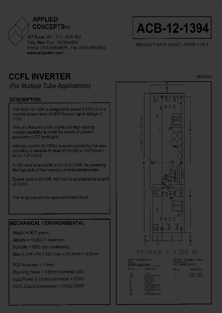 ACB-12-1394_597311.PDF Datasheet