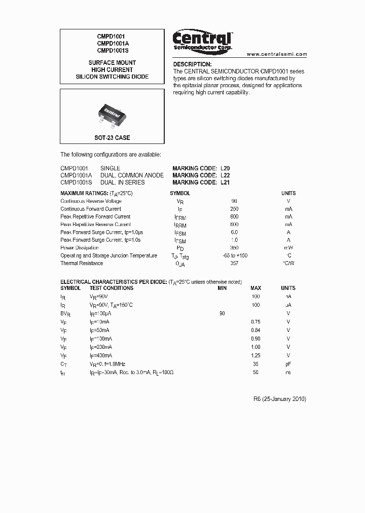 CMPD1001S_599348.PDF Datasheet