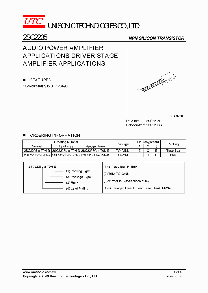 2SC2235-X-T9N-B_600622.PDF Datasheet