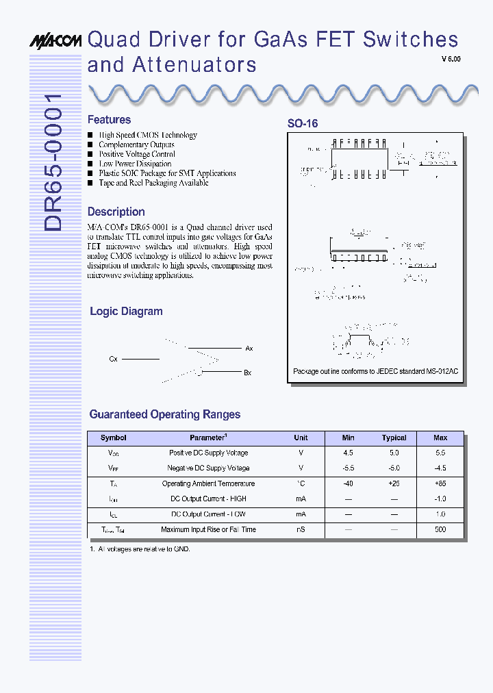 DR65-0001_609262.PDF Datasheet