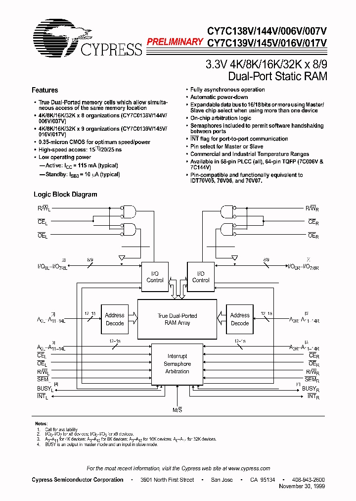 CY7C1016V_348347.PDF Datasheet