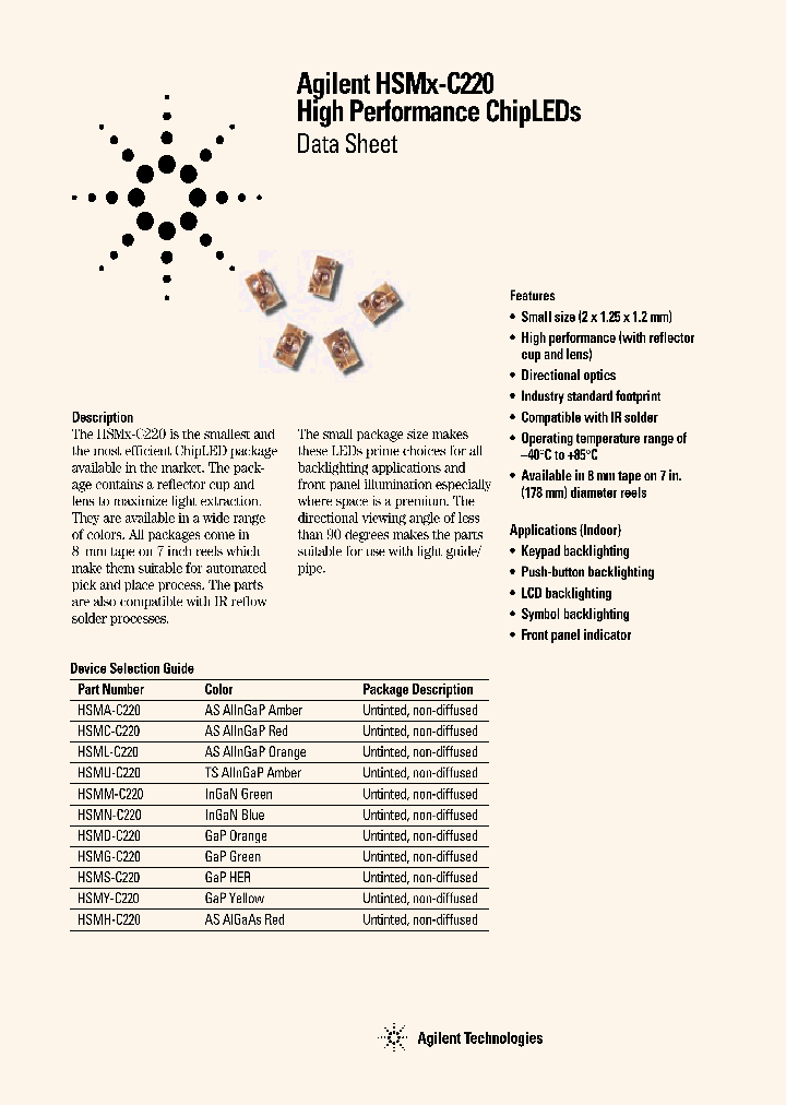 HSMH-C220_348747.PDF Datasheet