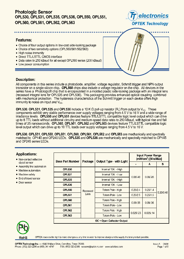 OPL535-OCB_349041.PDF Datasheet