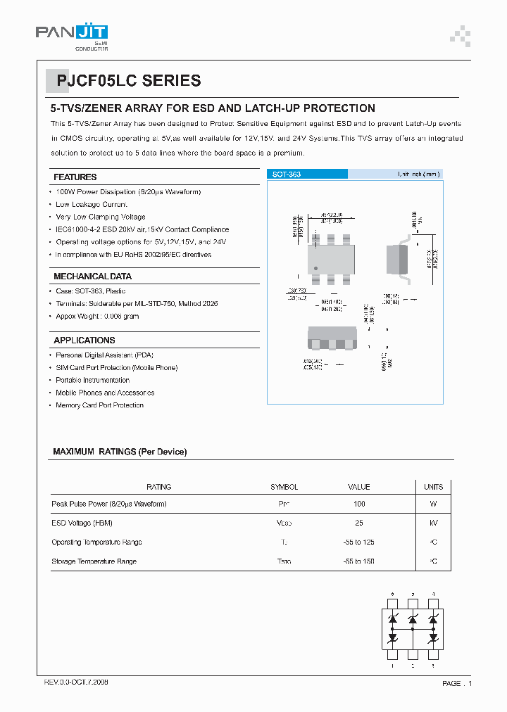 PJCF15LC_613936.PDF Datasheet