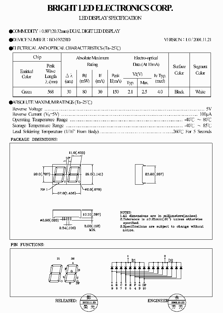 BD-F832RD_614478.PDF Datasheet