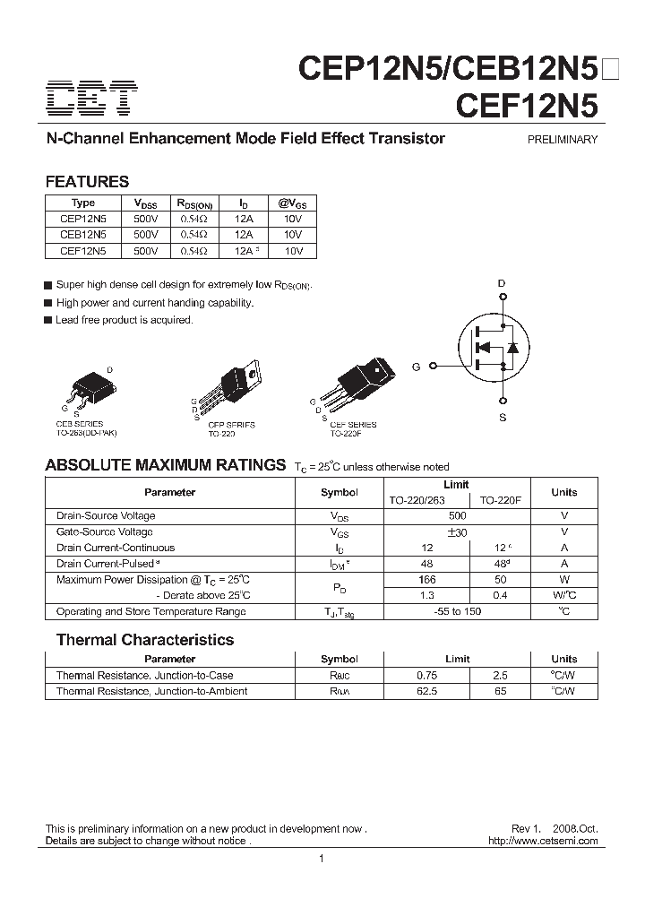 CEF12N5_619185.PDF Datasheet