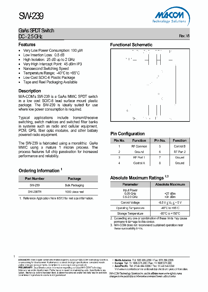 SW-239_621393.PDF Datasheet