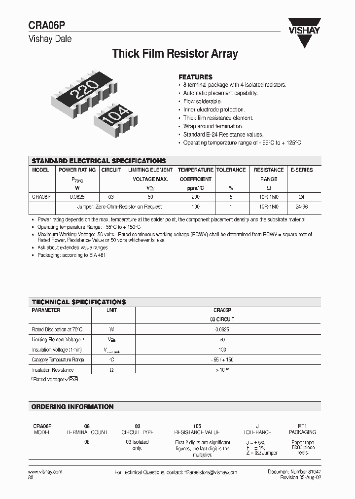 CRA06P_278154.PDF Datasheet