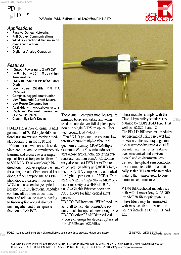 PW1250_253019.PDF Datasheet
