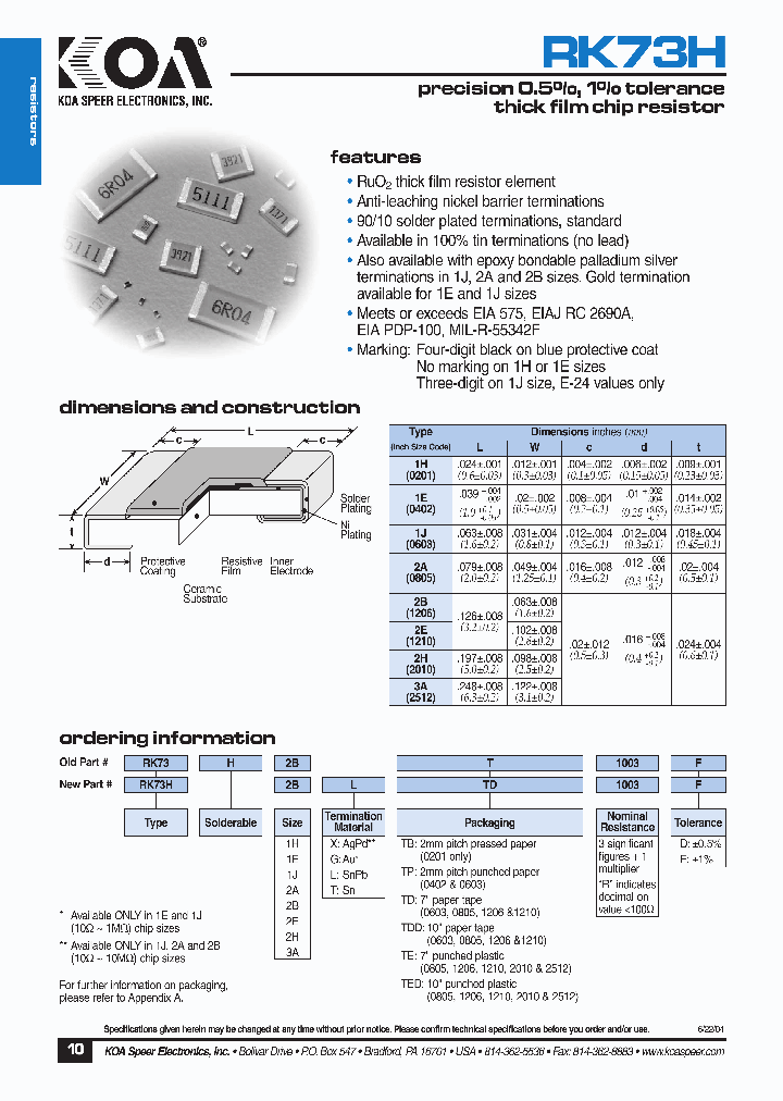 RK73H1JTTD1622F_252735.PDF Datasheet