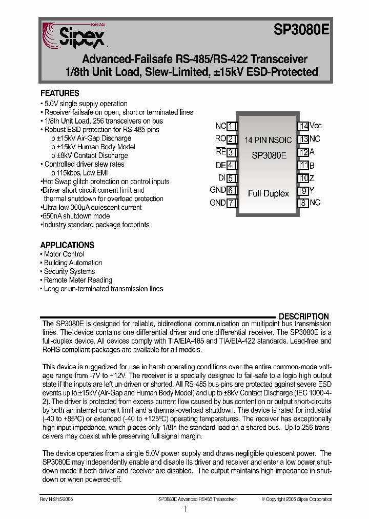 SP3080E_352012.PDF Datasheet