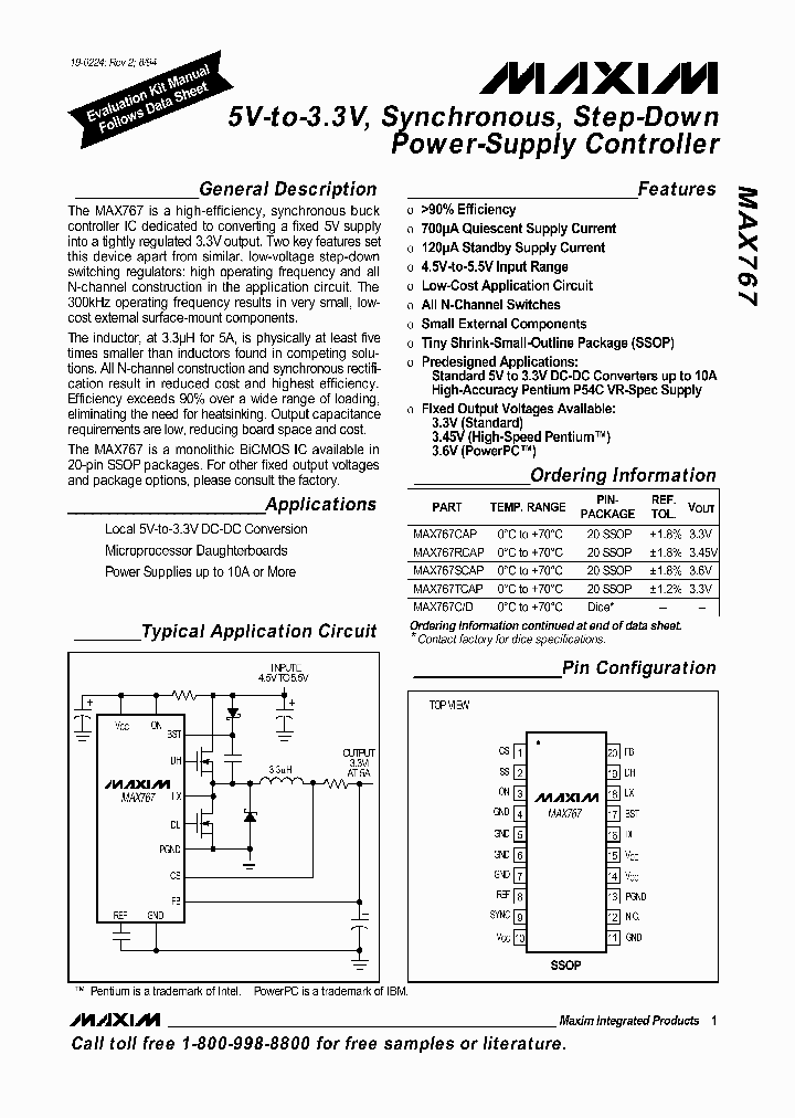 MAX767CD_625000.PDF Datasheet