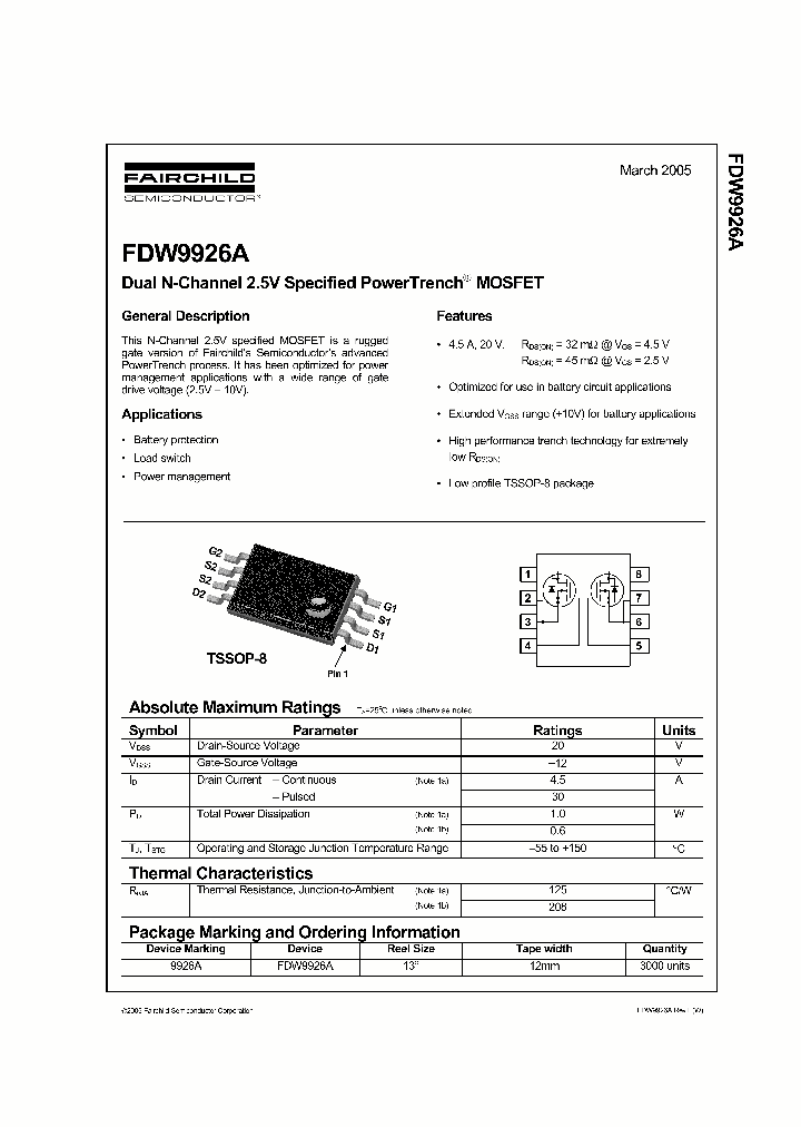 9926A_354390.PDF Datasheet