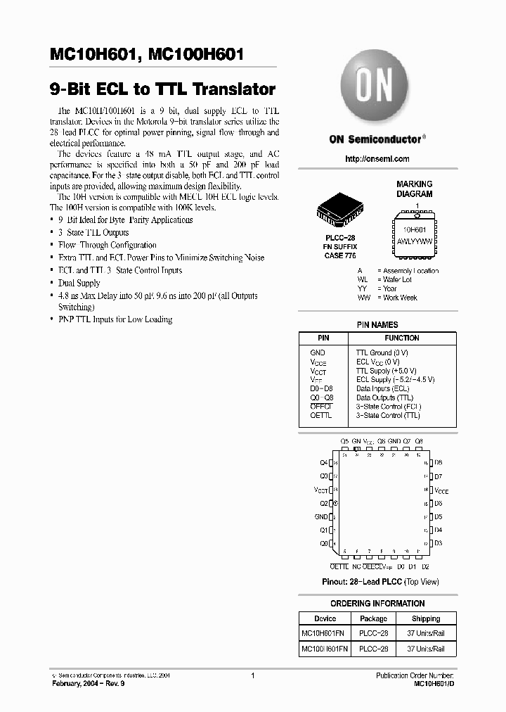 MC100H601FNR2_282506.PDF Datasheet