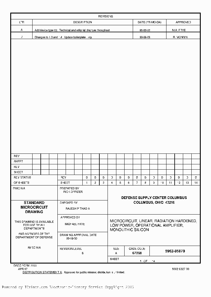 5962D9567001VCA_355293.PDF Datasheet