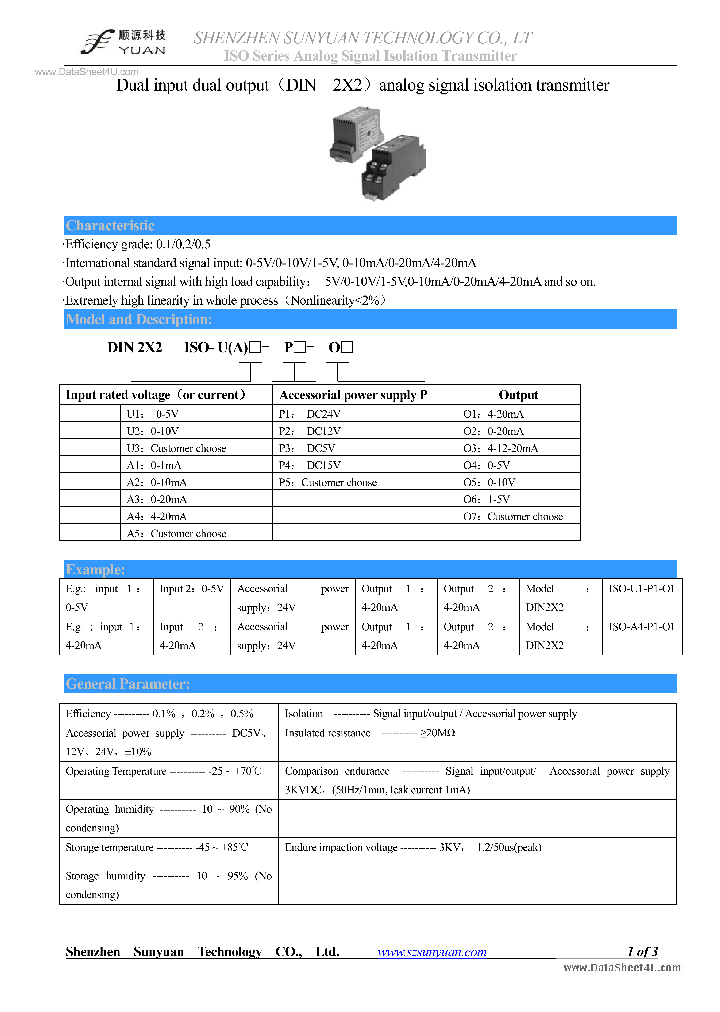 ISO-A1-PX-OX_256410.PDF Datasheet