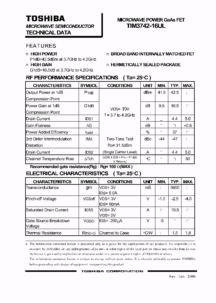 TIM3742-16UL_632327.PDF Datasheet