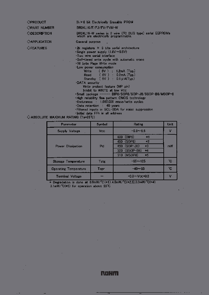 BR24L16-WF-WFJ-WFV-WFVM-W_285976.PDF Datasheet