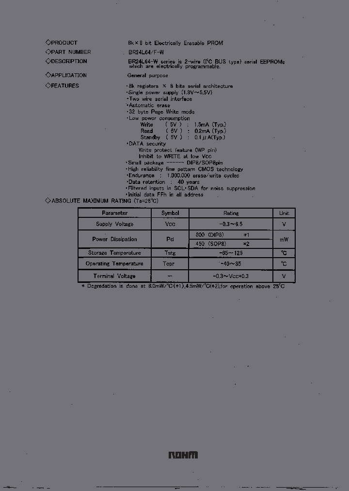 BR24L64-WF-WFJ-W_285980.PDF Datasheet
