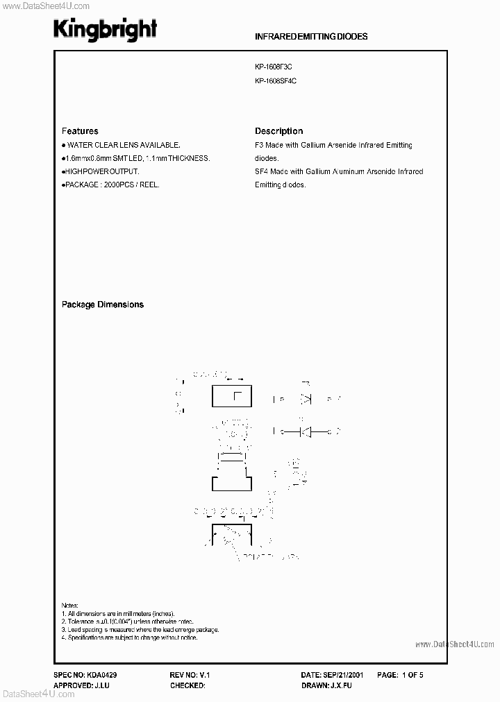 KP-1608F3C_259012.PDF Datasheet