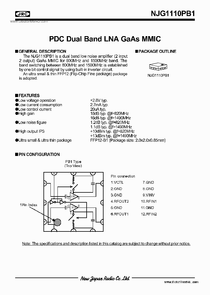 NJG1110PB1_260274.PDF Datasheet