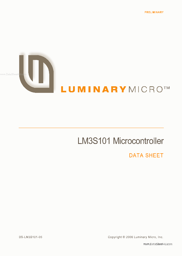 LM3S101_264485.PDF Datasheet
