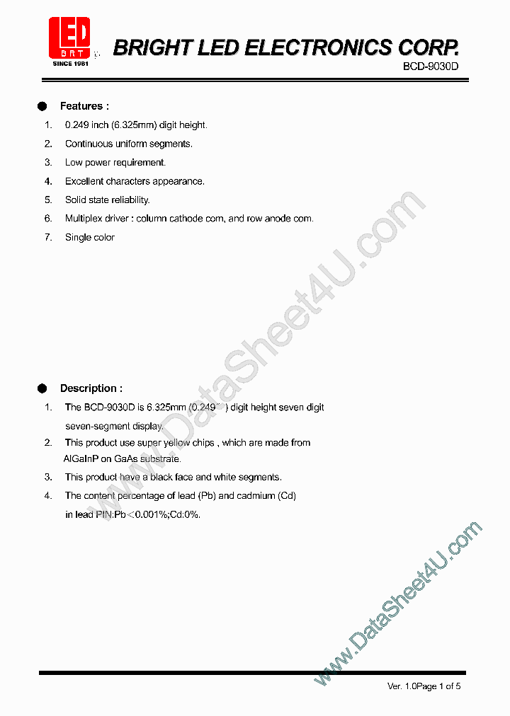 BCD-9030D_273424.PDF Datasheet