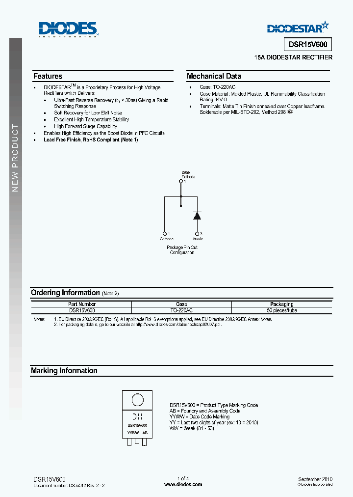 DSR15V600_638324.PDF Datasheet