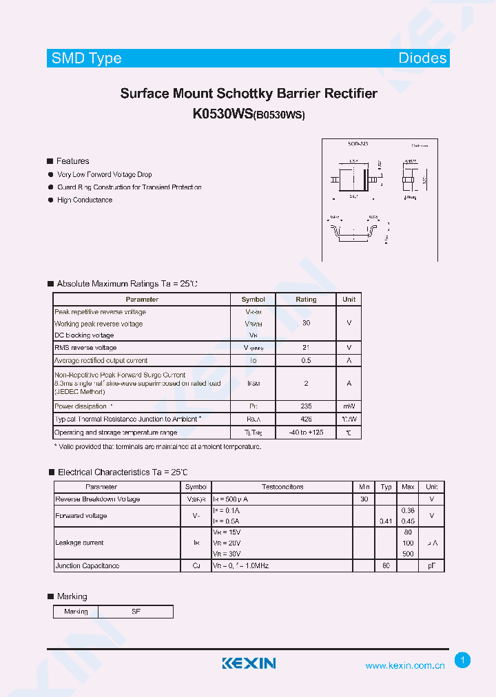 B0530WS_639808.PDF Datasheet
