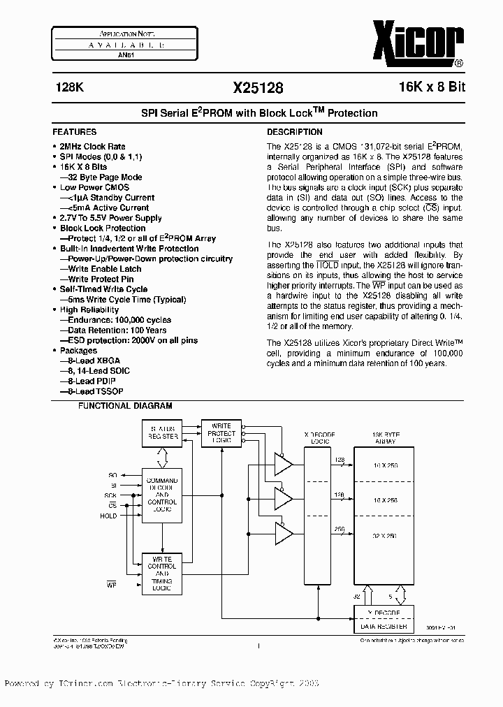 X25128S8_362919.PDF Datasheet