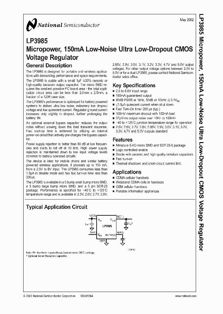 LP3985IM5-285_363013.PDF Datasheet