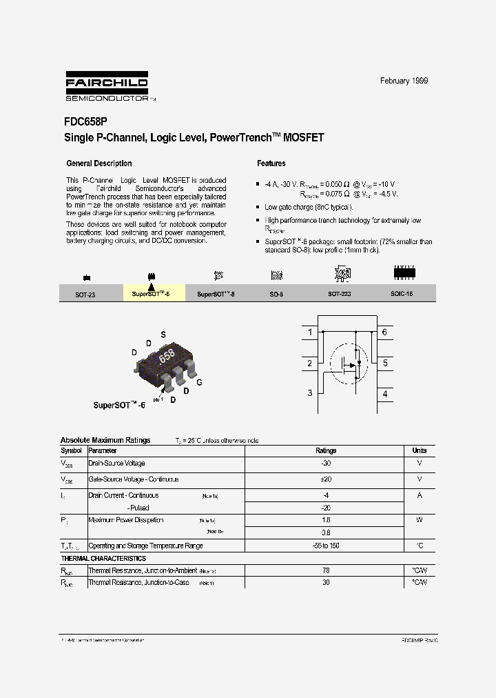 FDC658PNF073_290316.PDF Datasheet