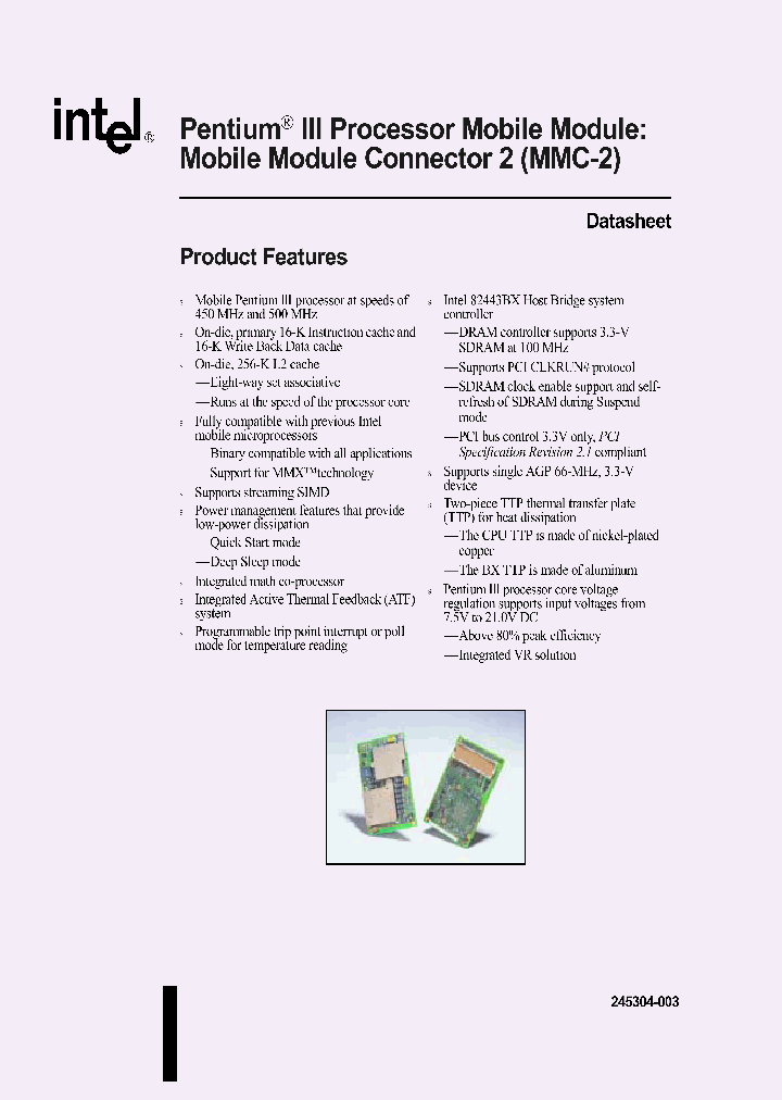 PENTIUMIIICPUWITHMOBILE_364186.PDF Datasheet