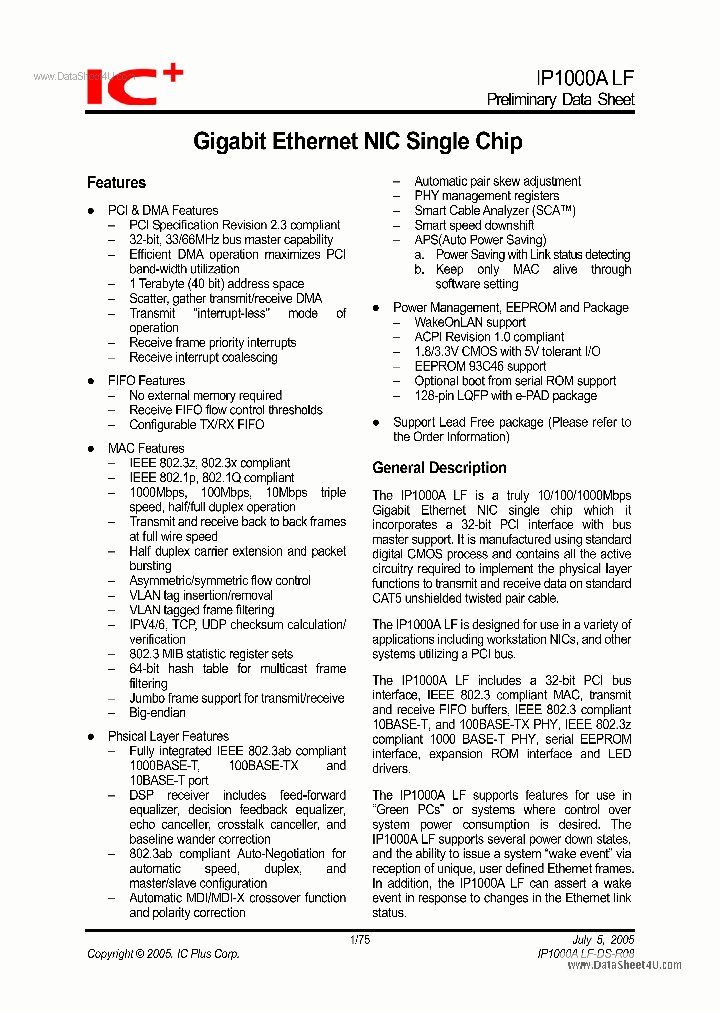 IP1000ALF_278195.PDF Datasheet