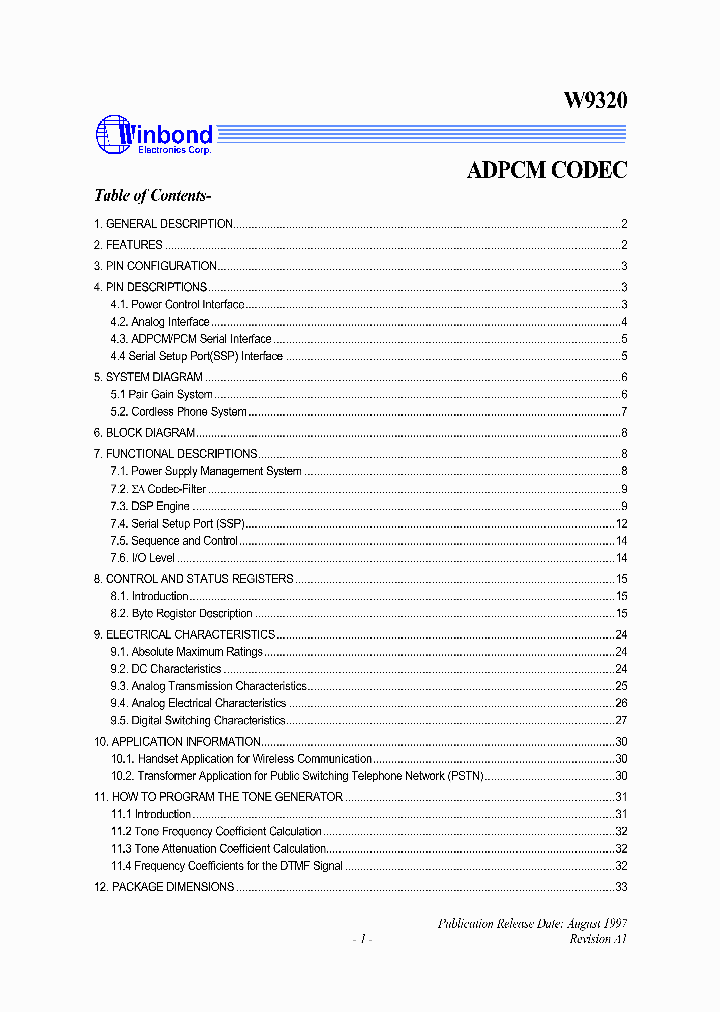 W9320_365112.PDF Datasheet