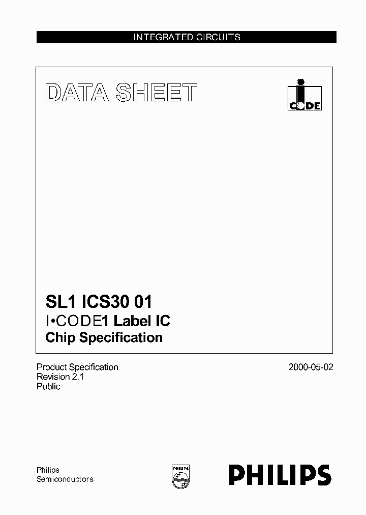 SL1ICS3001U_652812.PDF Datasheet