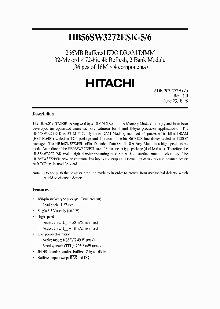 HB56SW3272ESK_283753.PDF Datasheet