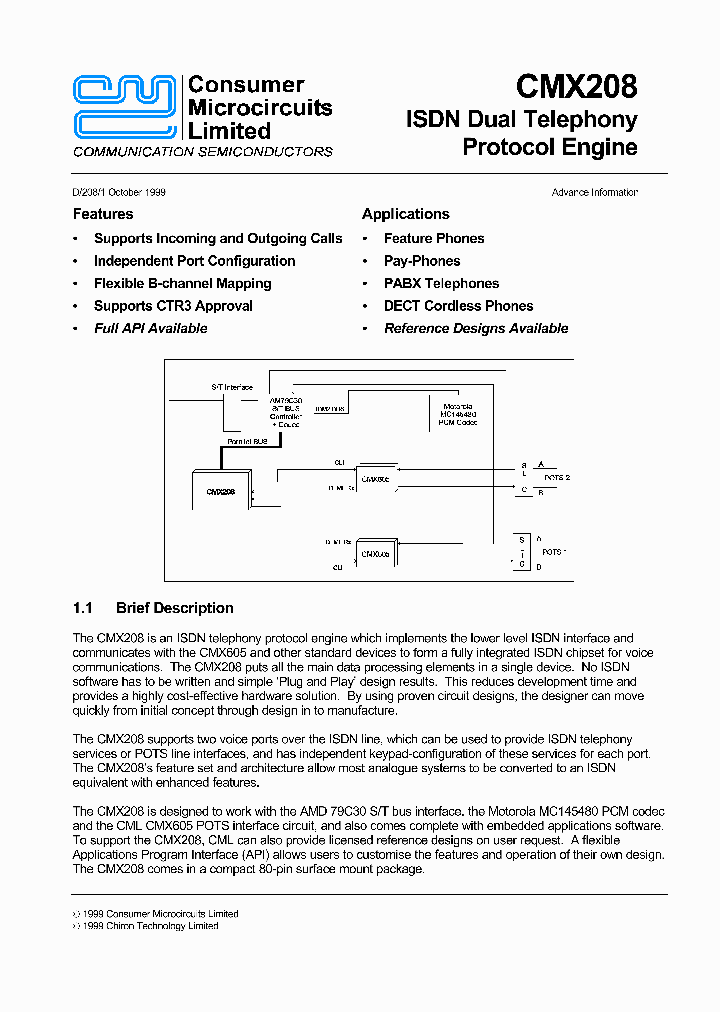 CMX208_369101.PDF Datasheet