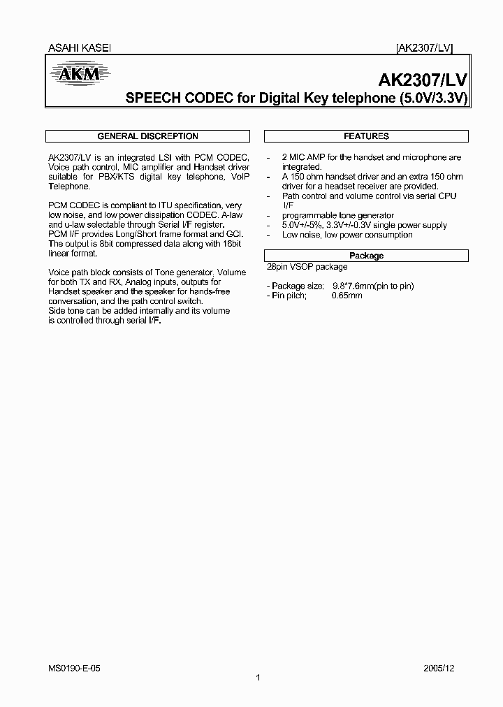 AK2307_369401.PDF Datasheet