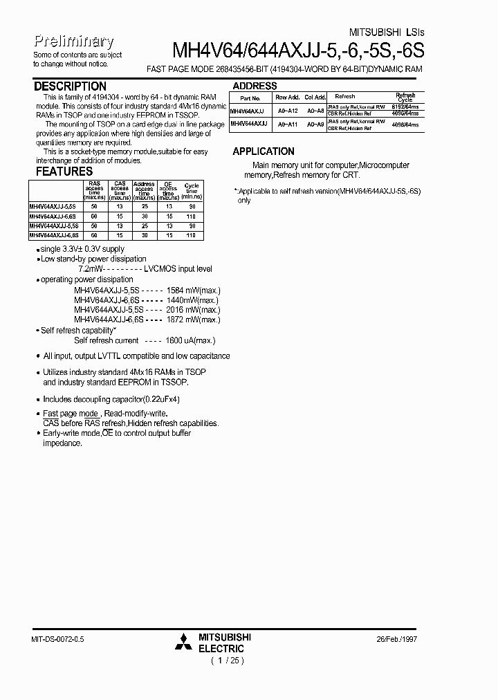 MH4V64AXJJ_370396.PDF Datasheet