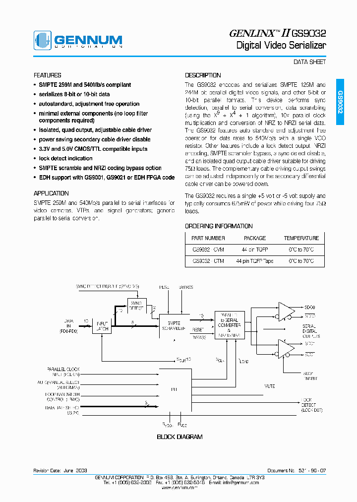 GS9032_370488.PDF Datasheet