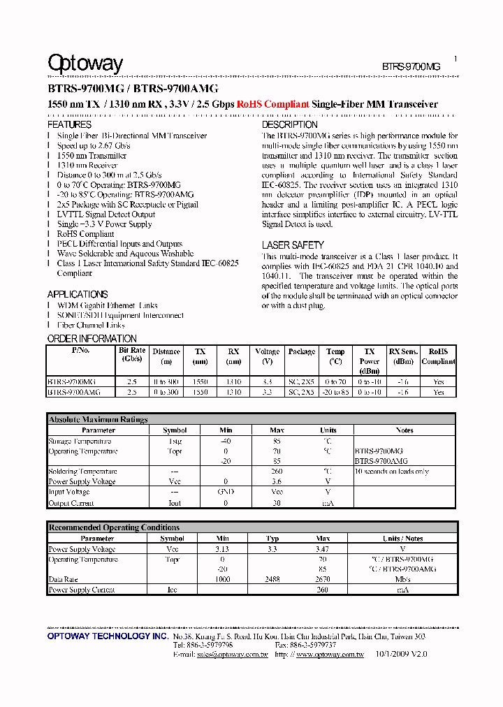 BTRS-9700AMG_674615.PDF Datasheet