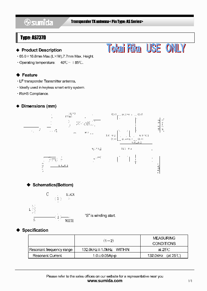 AS737D_372003.PDF Datasheet