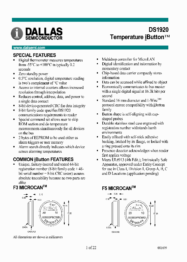 DS1920_308227.PDF Datasheet