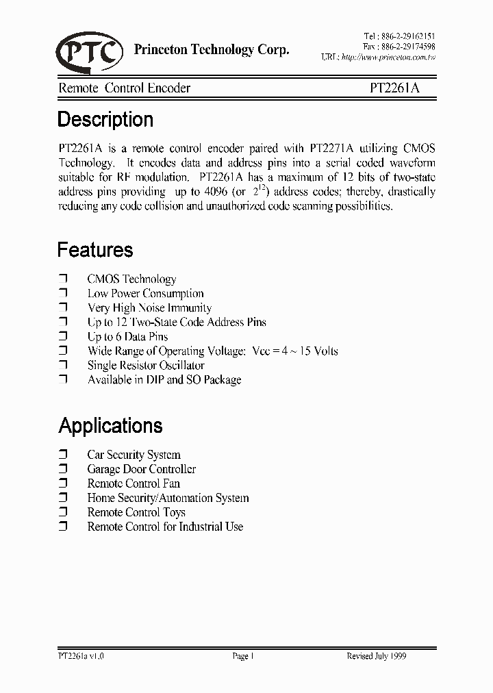 PT2261A-S18_309689.PDF Datasheet
